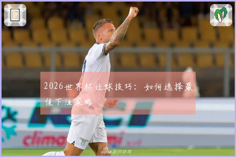 2026世界杯让球技巧：如何选择最佳下注策略